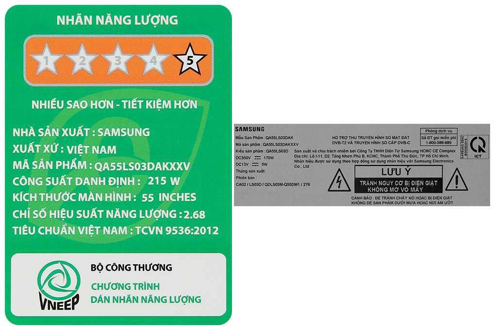 Smart Tivi Khung Tranh The Frame QLED Samsung AI 4K 55 inch QA55LS03D - 14