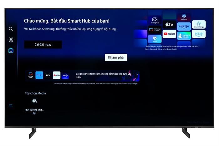 Smart Tivi Crystal UHD Samsung 4K 85 inch UA85DU8000 Màu Đen