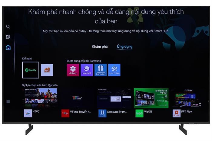 Smart Tivi Crystal UHD Samsung 4K 75 inch UA75DU8000 Màu Đen