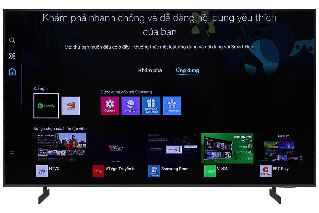 Smart Tivi Crystal UHD Samsung 4K 75 inch UA75DU8000 Màu Đen