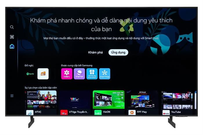 Smart Tivi Crystal UHD Samsung 4K 65 inch UA65DU8000 Màu Đen