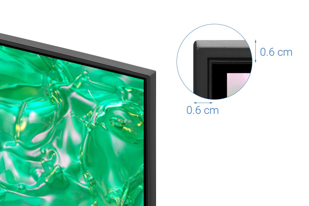 Smart Tivi Crystal UHD Samsung 4K 43 inch UA43DU8000 Màu Đen