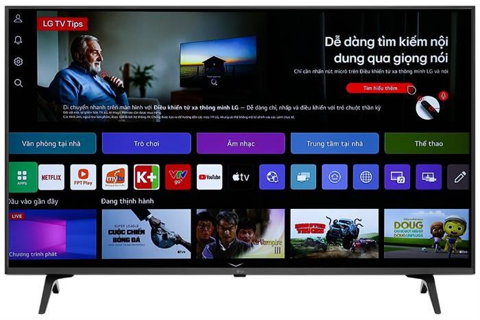 Smart Tivi LG AI 4K 43 inch 43UT8050PSB Màu Đen