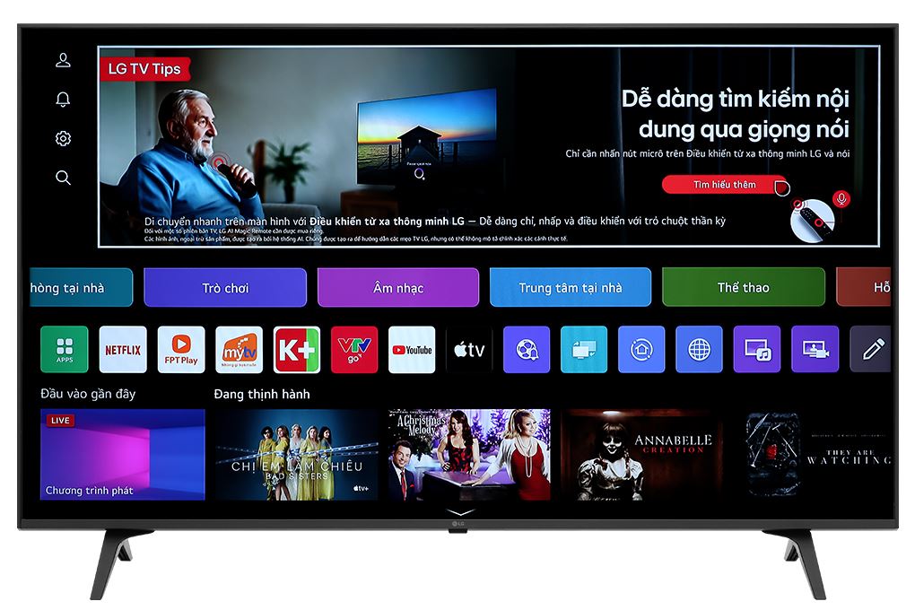 Smart Tivi LG AI 4K 50 inch 50UT8050PSB Màu Đen