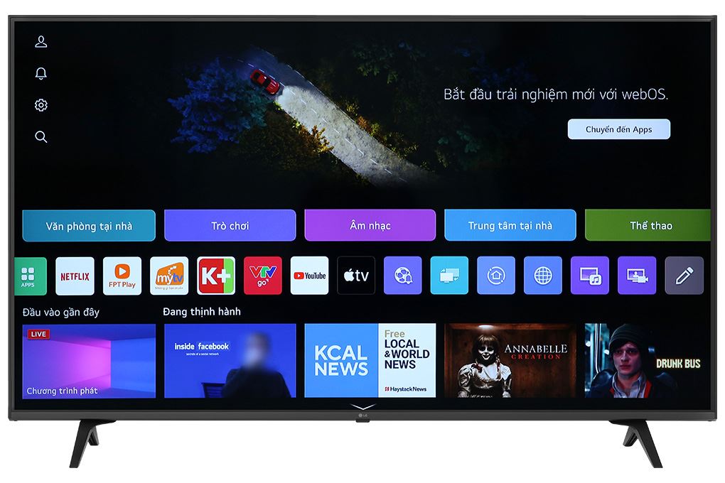 Smart Tivi LG AI 4K 55 inch 55UT8050PSB Màu Đen