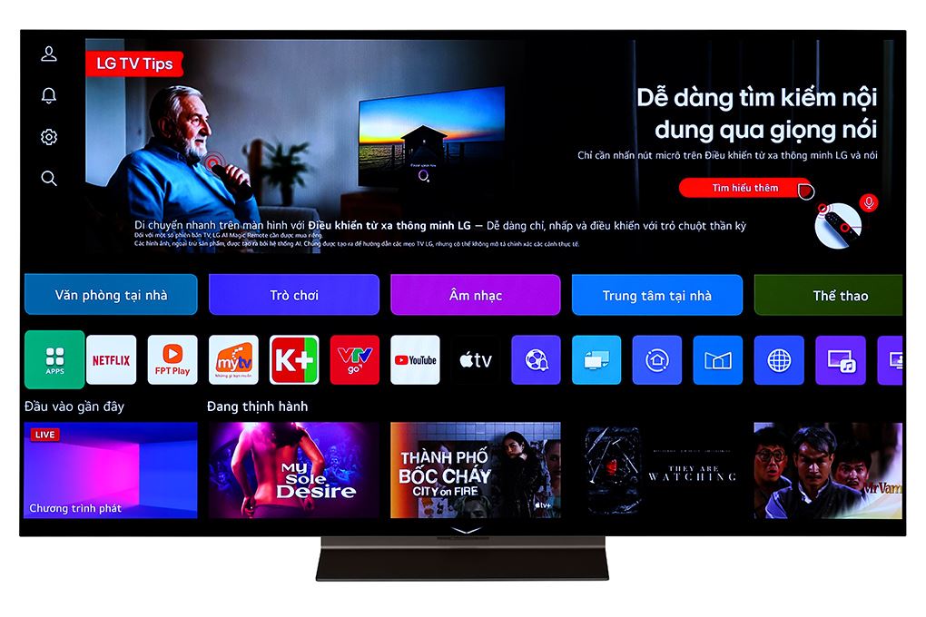 Smart Tivi OLED LG AI 4K 65 inch 65C4PSA Màu Đen