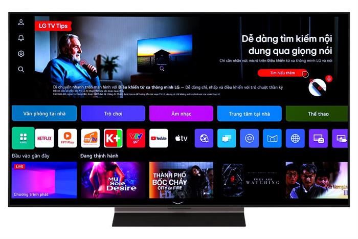 Smart Tivi OLED LG AI 4K 55 inch 55C4PSA Màu Đen