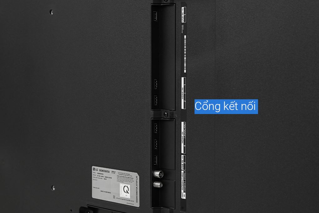 Smart Tivi QNED LG AI 4K 65 inch 65QNED86TSA Màu Đen