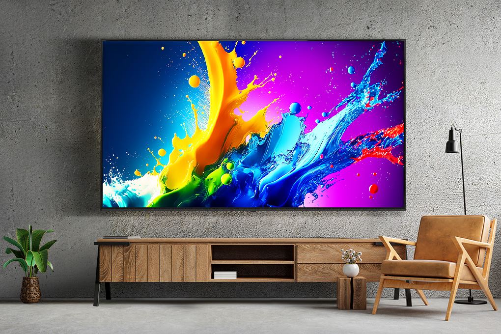 Smart Tivi QNED LG AI 4K 86 inch 86QNED80TSA Màu Đen