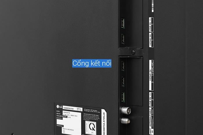 Smart Tivi QNED LG AI 4K 55 inch 55QNED80TSA Màu Đen