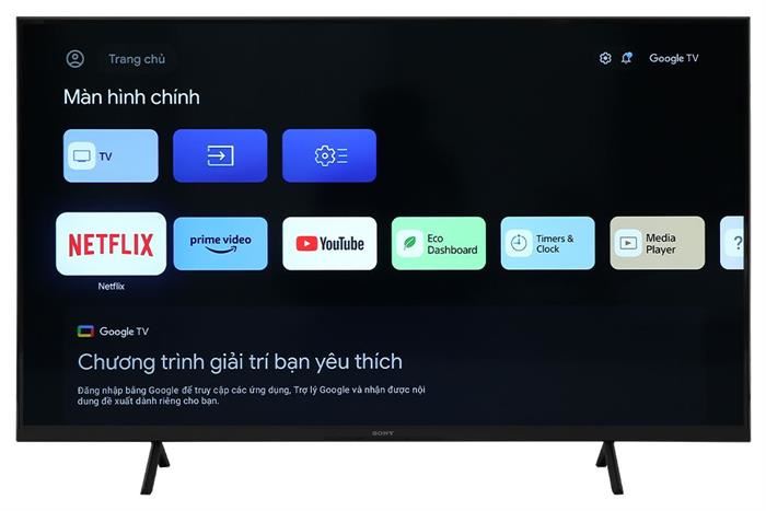 Google Tivi Sony 4K 50 inch K-50S30 Màu Đen