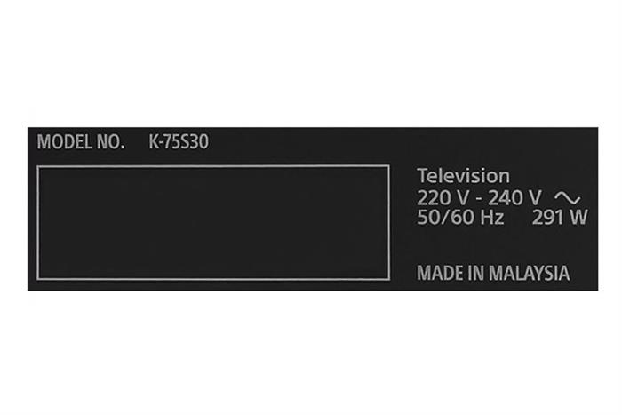 Google Tivi Sony 4K 75 inch K-75S30 Màu Đen