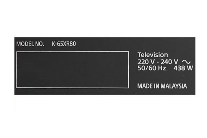 Google Tivi OLED Sony AI 4K 65 inch K-65XR80 Màu Đen