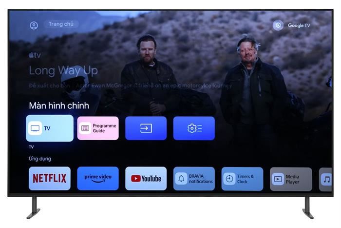 Google Tivi OLED Sony AI 4K 65 inch K-65XR80 Màu Đen