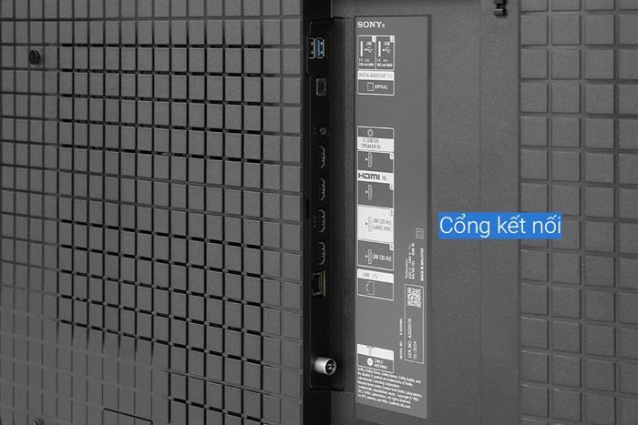 Google Tivi OLED Sony AI 4K 65 inch K-65XR80 Màu Đen