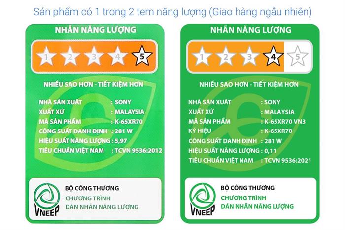 Google Tivi QLED Mini LED Sony AI 4K 65 inch K-65XR70 Màu Đen