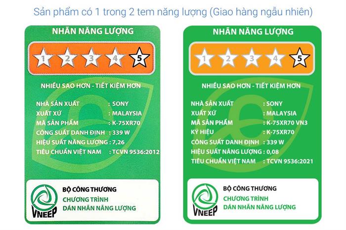 Google Tivi QLED Mini LED Sony AI 4K 75 inch K-75XR70 Màu Đen