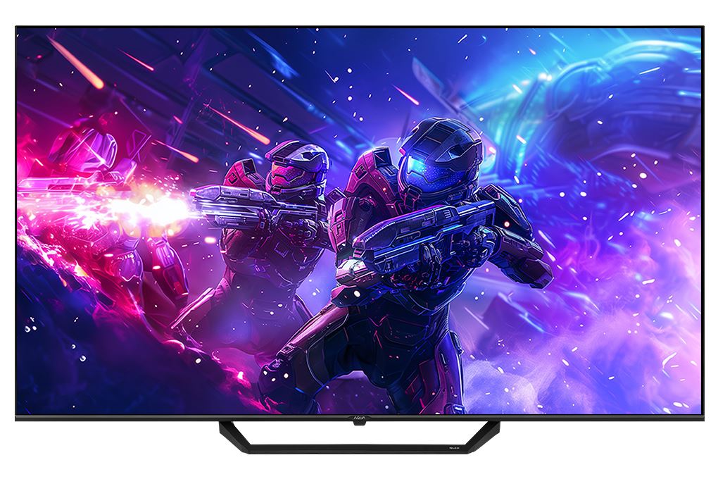 Google Tivi QLED Aqua 4K 65 inch AQT65S80EUX Màu Đen