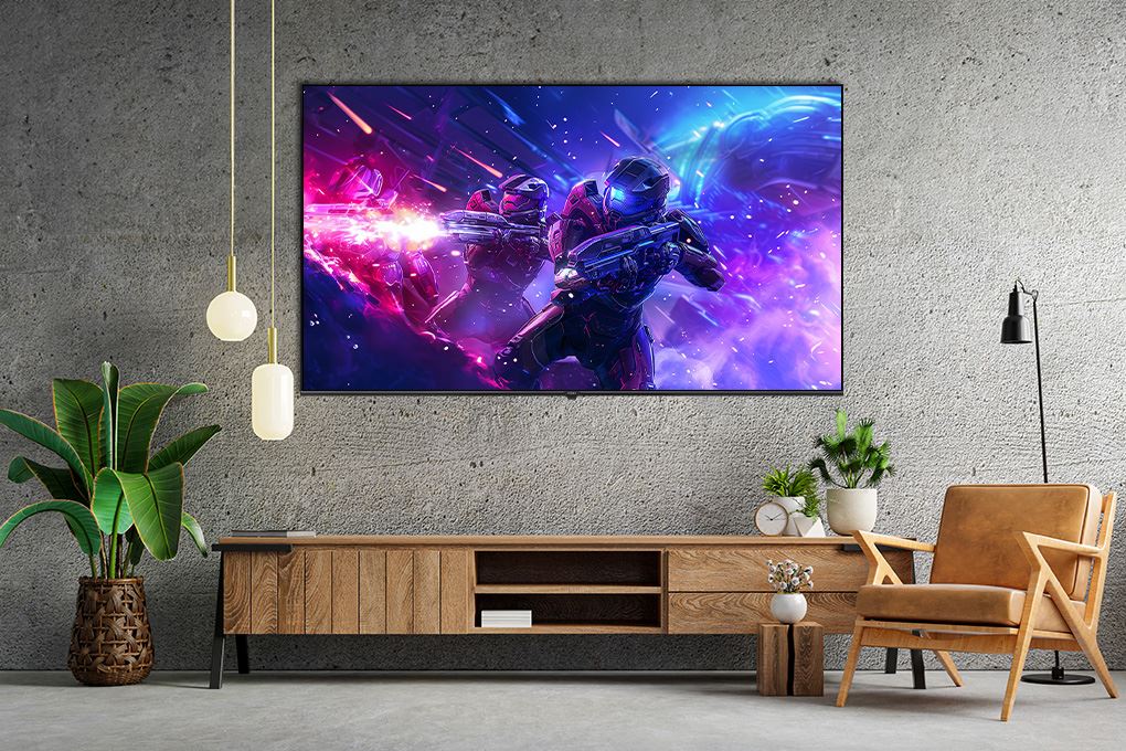 Google Tivi QLED Aqua 4K 65 inch AQT65S80EUX Màu Đen