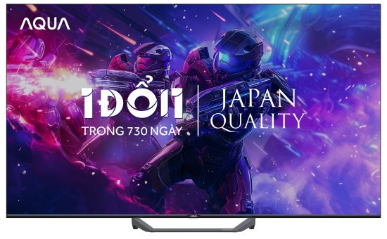 Google Tivi QLED Aqua 4K 65 inch AQT65S80EUX