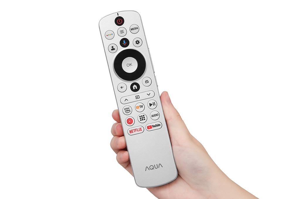Google Tivi QLED Aqua 4K 55 inch AQT55S800UX Màu Đen