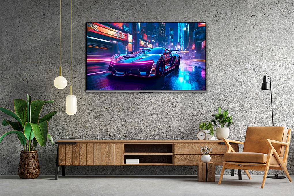 Google Tivi QLED Aqua 4K 55 inch AQT55S800UX Màu Đen