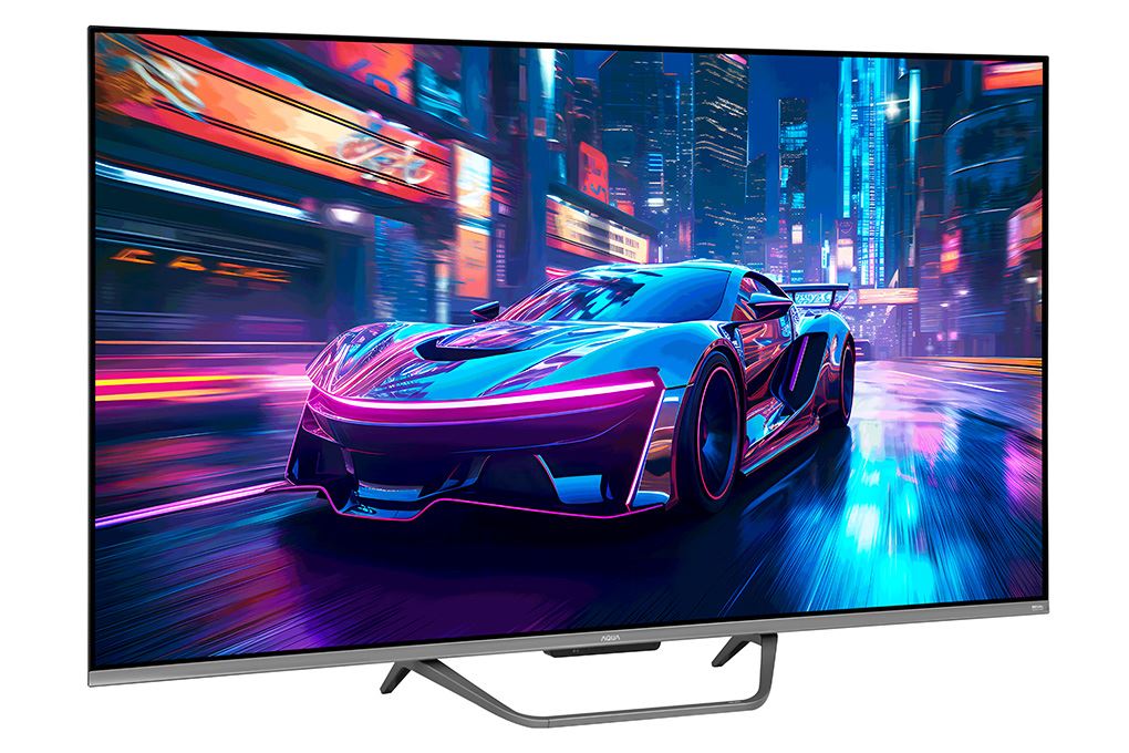 Google Tivi QLED Aqua 4K 55 inch AQT55S800UX Màu Đen