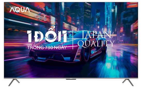 Google Tivi QLED Aqua 4K 85 inch AQT85S800UX