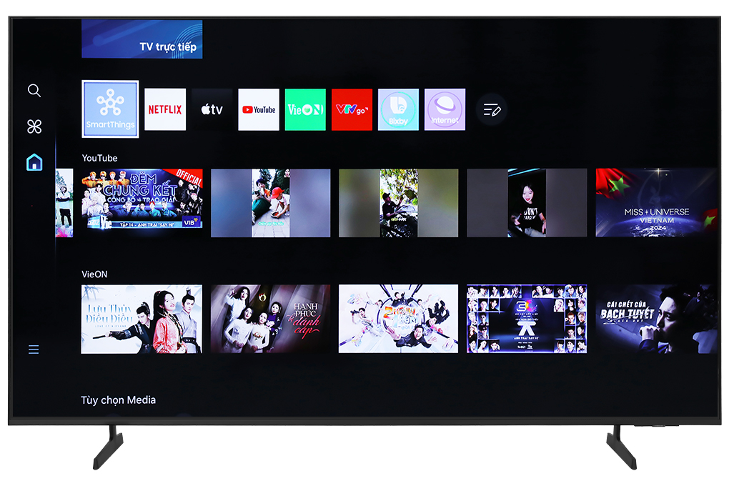 Smart Tivi Crystal UHD Samsung 4K 70 inch UA70DU7000 Màu Đen