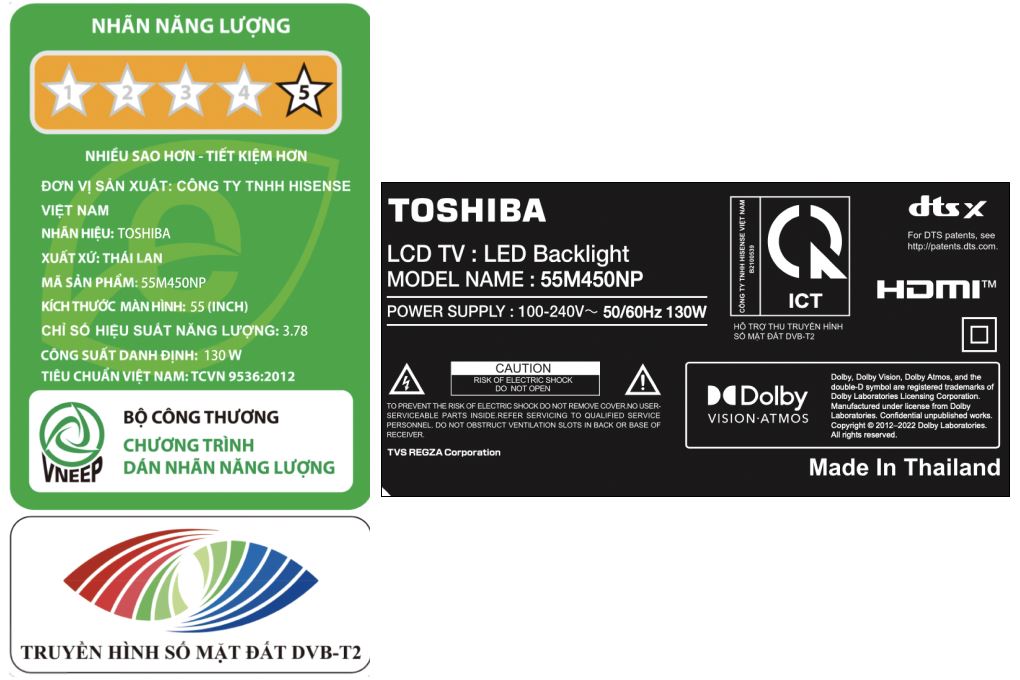 Smart Tivi QLED Toshiba AI 4K 55 inch 55M450NP - 5