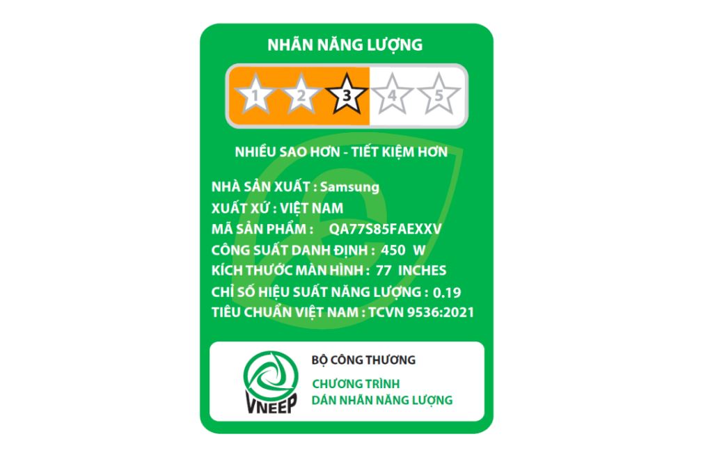 Smart Tivi OLED Samsung AI 4K 77 inch QA77S85F Màu Đen