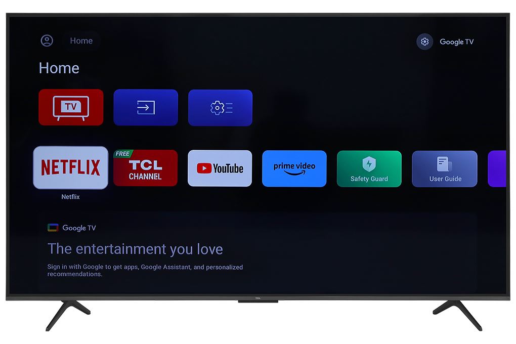 Google Tivi QD-Mini LED TCL AI 4K 65 inch 65C6KS Màu Đen