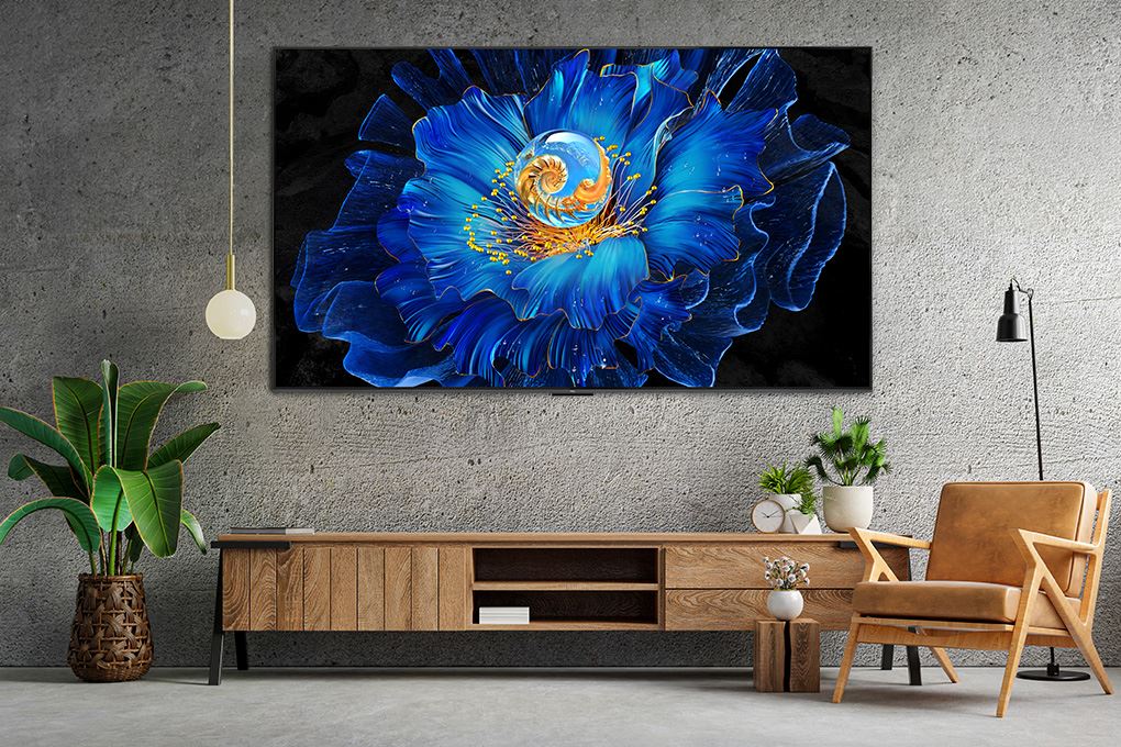 Google Tivi QD-Mini LED TCL AI 4K 75 inch 75C6KS Màu Đen