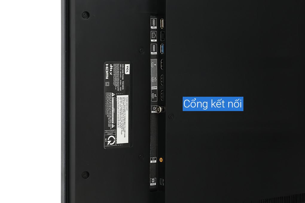 Google Tivi QD-Mini LED TCL AI 4K 75 inch 75C6KS Màu Đen