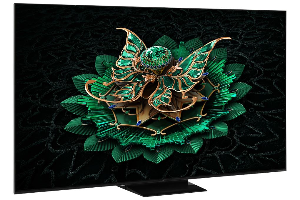 Google Tivi QD-Mini LED TCL AI 4K 75 inch 75C7K Màu Đen