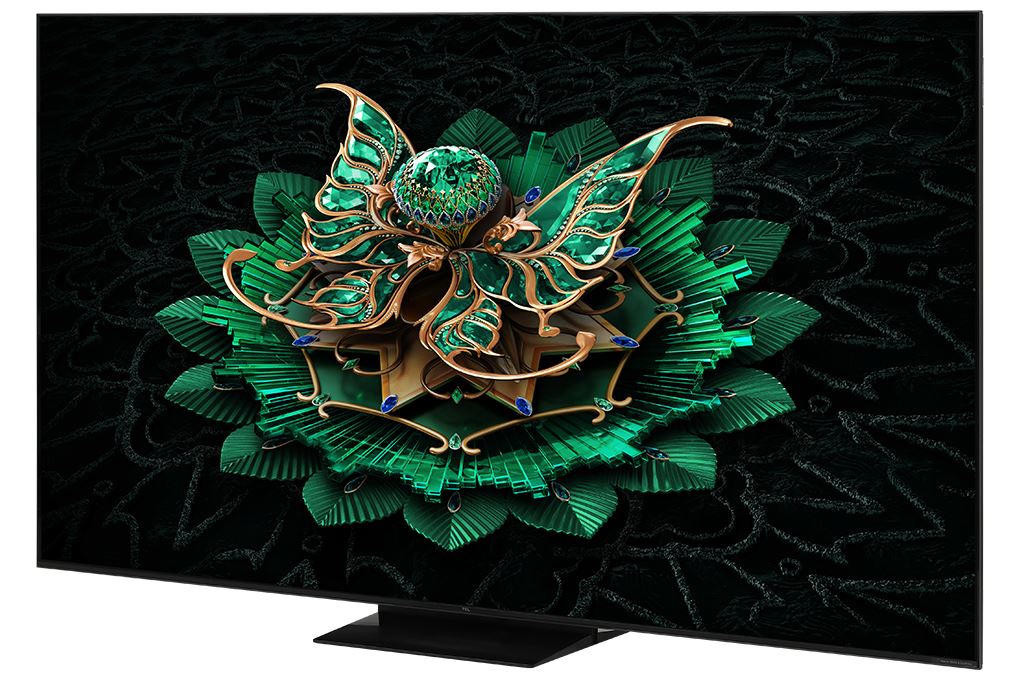Google Tivi QD-Mini LED TCL AI 4K 75 inch 75C7K Màu Đen
