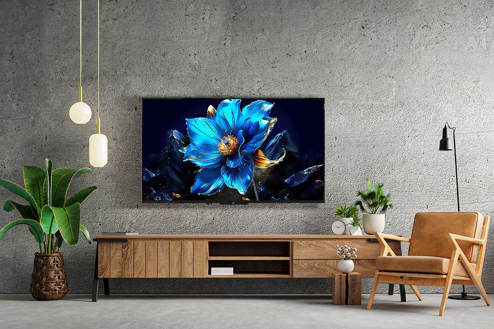Google Tivi QLED TCL AI 4K 50 inch 50P7K Màu Đen