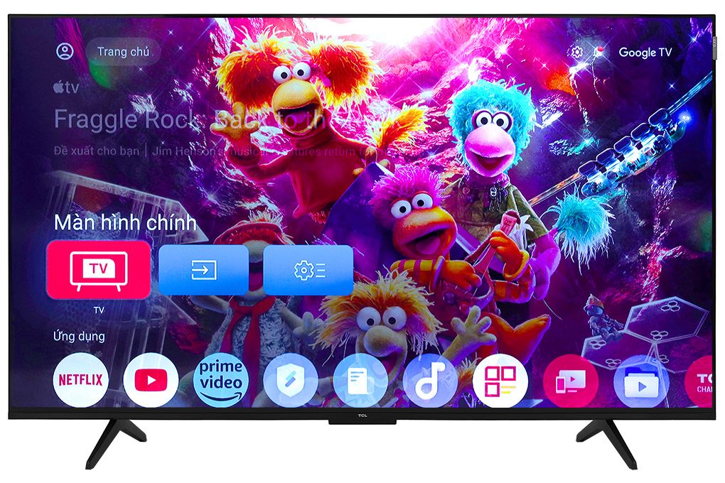 Google Tivi QLED TCL AI 4K 50 inch 50P7K Màu Đen