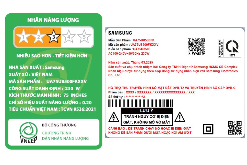 Smart Tivi Crystal UHD Samsung 4K 75 inch UA75U8500F Màu Đen