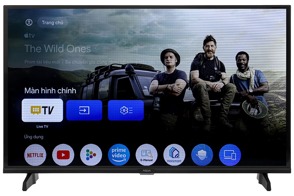Google Tivi Aqua 32 inch AQT32K85FX Màu Đen