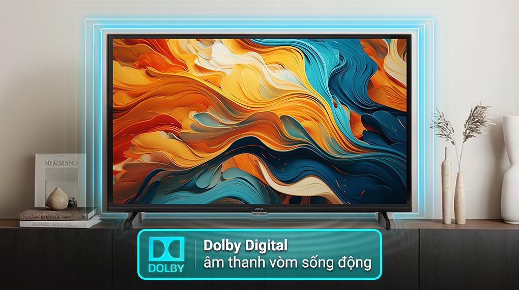 Google Tivi Aqua 32 inch AQT32K85FX - Công nghệ Dolby Digital