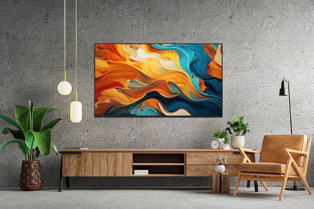 Google Tivi Aqua 4K 55 inch AQT55K85FUX Màu Đen
