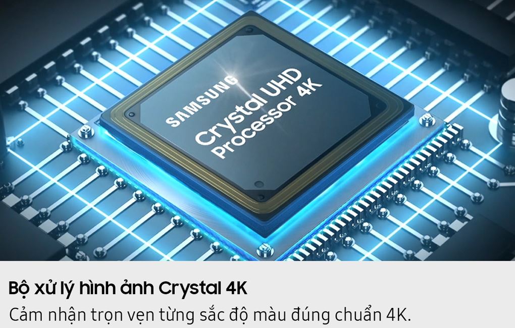 Smart Tivi Crystal UHD Samsung 4K 43 inch UA43U8500F - Bộ xứ lý