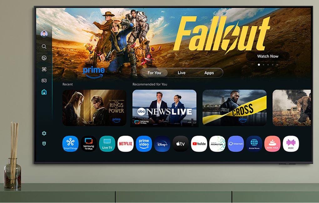 Smart Tivi Crystal UHD Samsung 4K 43 inch UA43U8500FSmart Tivi Crystal UHD Samsung 4K 43 inch UA43U8500F - Hệ điều hành
