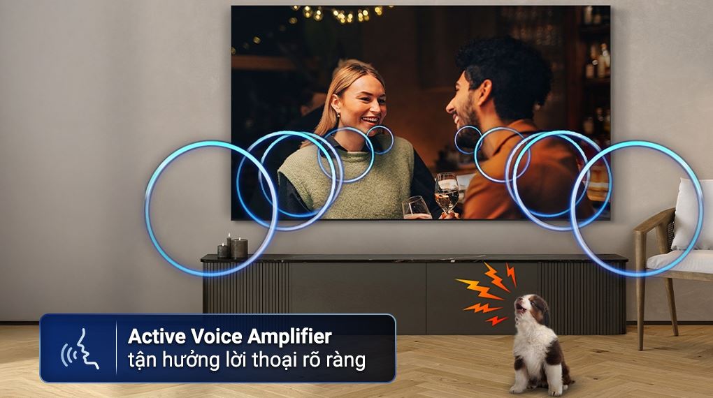 Active Voice Amplifier - Smart Tivi QLED Samsung AI 4K 65 inch QA65Q8FA