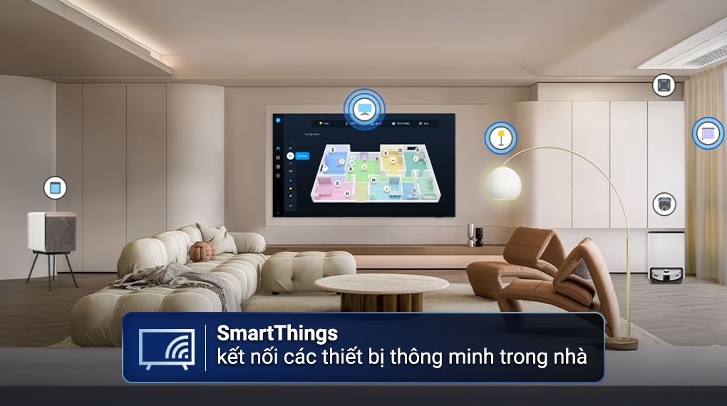 SmartThings - Smart Tivi QLED Samsung AI 4K 65 inch QA65Q8FA