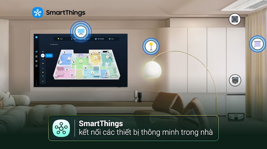 Smart Tivi Neo QLED Samsung AI 4K 55 inch QA55QN80F - SmartThings Smart Tivi Neo QLED Samsung AI 4K 55 inch QA55QN80F - SmartThings