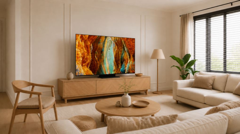 Smart Tivi Neo QLED Samsung AI 4K 65 inch QA65QN70F - Thiết kế Smart Tivi Neo QLED Samsung AI 4K 65 inch QA65QN70F - Thiết kế