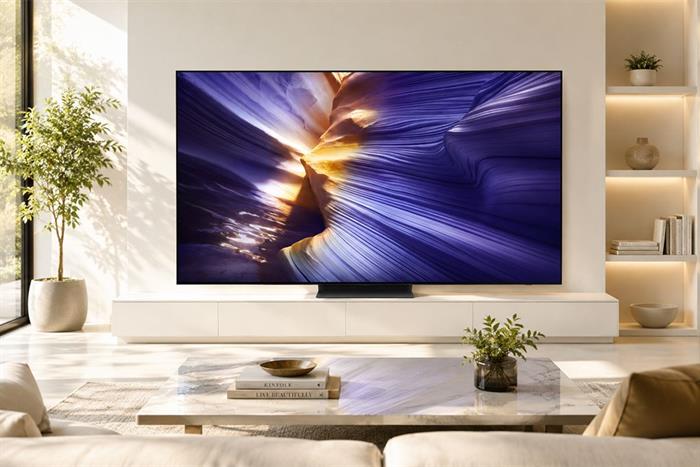 Smart Tivi OLED Samsung AI 4K 65 inch QA65S90F Màu Đen