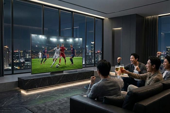 Smart Tivi OLED Samsung AI 4K 65 inch QA65S90F Màu Đen